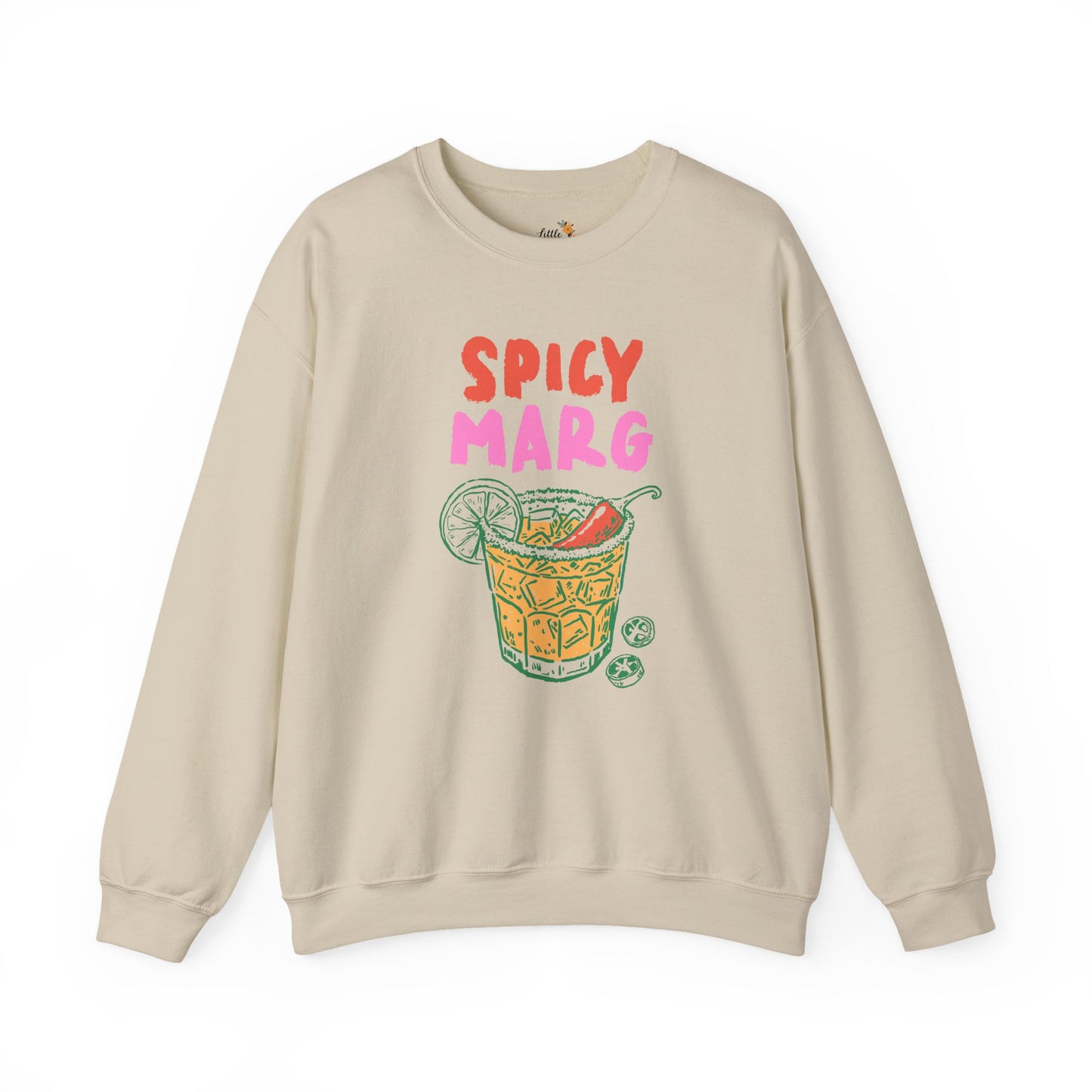 Spicy Marg Sweatshirt • Margarita Summer Crewneck • Girls Night Vacation Sweatshirt • Beach Fiesta Pullover