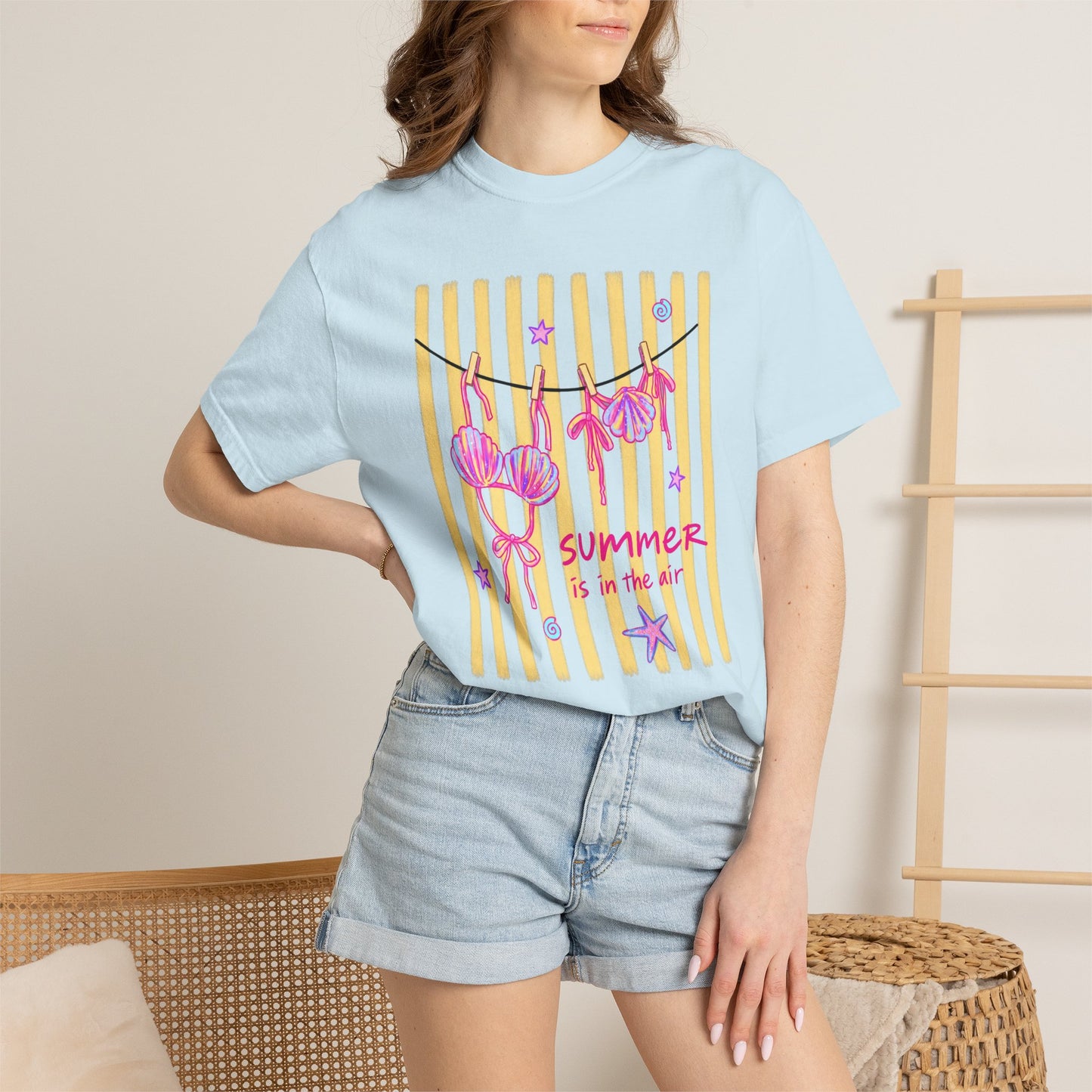 Summer Is In The Air Shirt • Beach Vacation Graphic Tee • Bikini Summer Shirt • Coastal Vacation Outfit