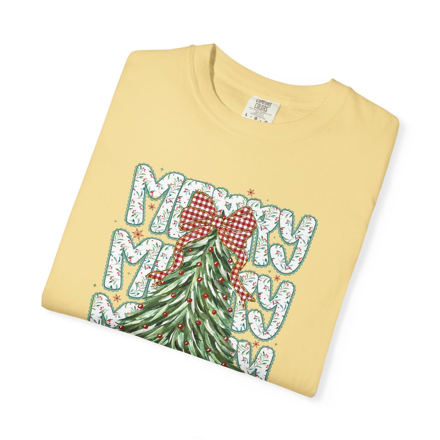 Christmas Tree Graphic T-Shirt — Merry & Bright Holiday Tee