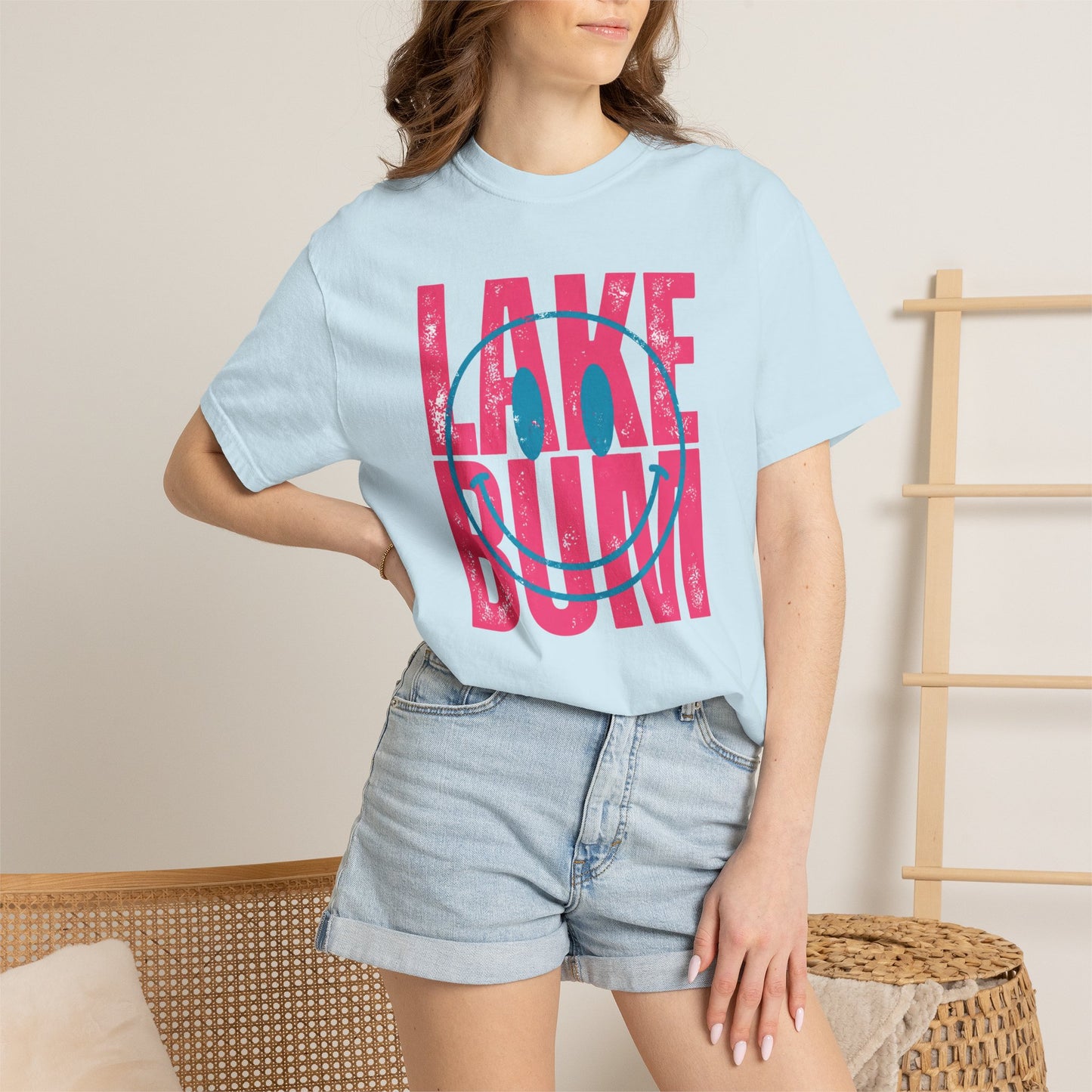Lake Bum Graphic Tee • Summer Lake Shirt • Beach Vacation Mama Tee • Coastal Summer Outfit • Lake Life Shirt