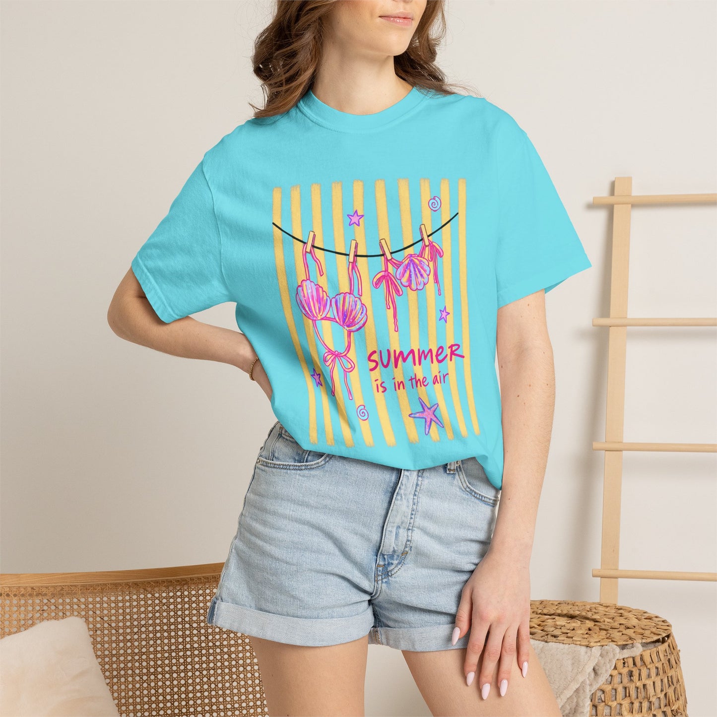 Summer Is In The Air Shirt • Beach Vacation Graphic Tee • Bikini Summer Shirt • Coastal Vacation Outfit