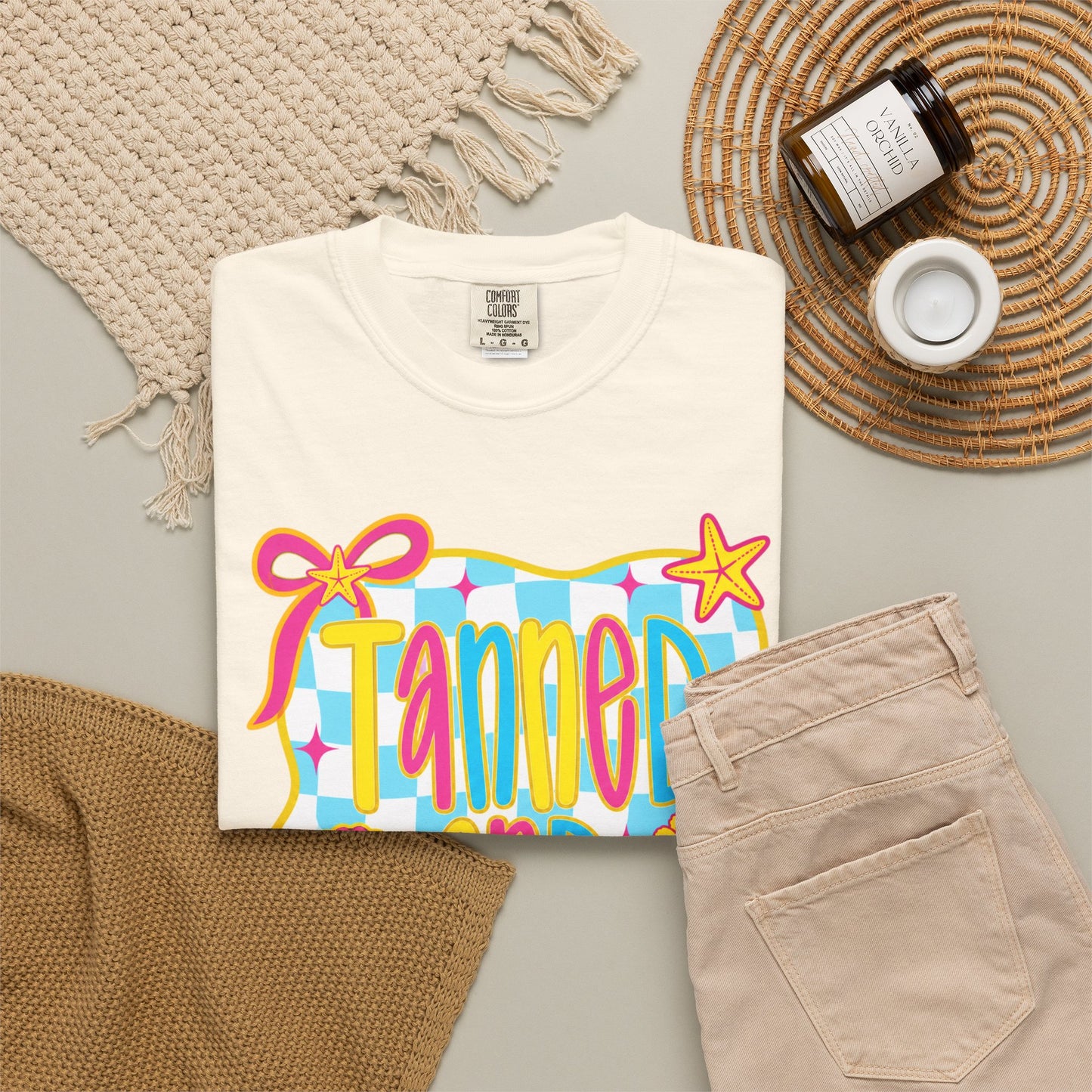 Tanned and Tipsy Shirt • Beach Vacation Graphic Tee • Summer Beach Girl Shirt • Tropical Summer Outfit