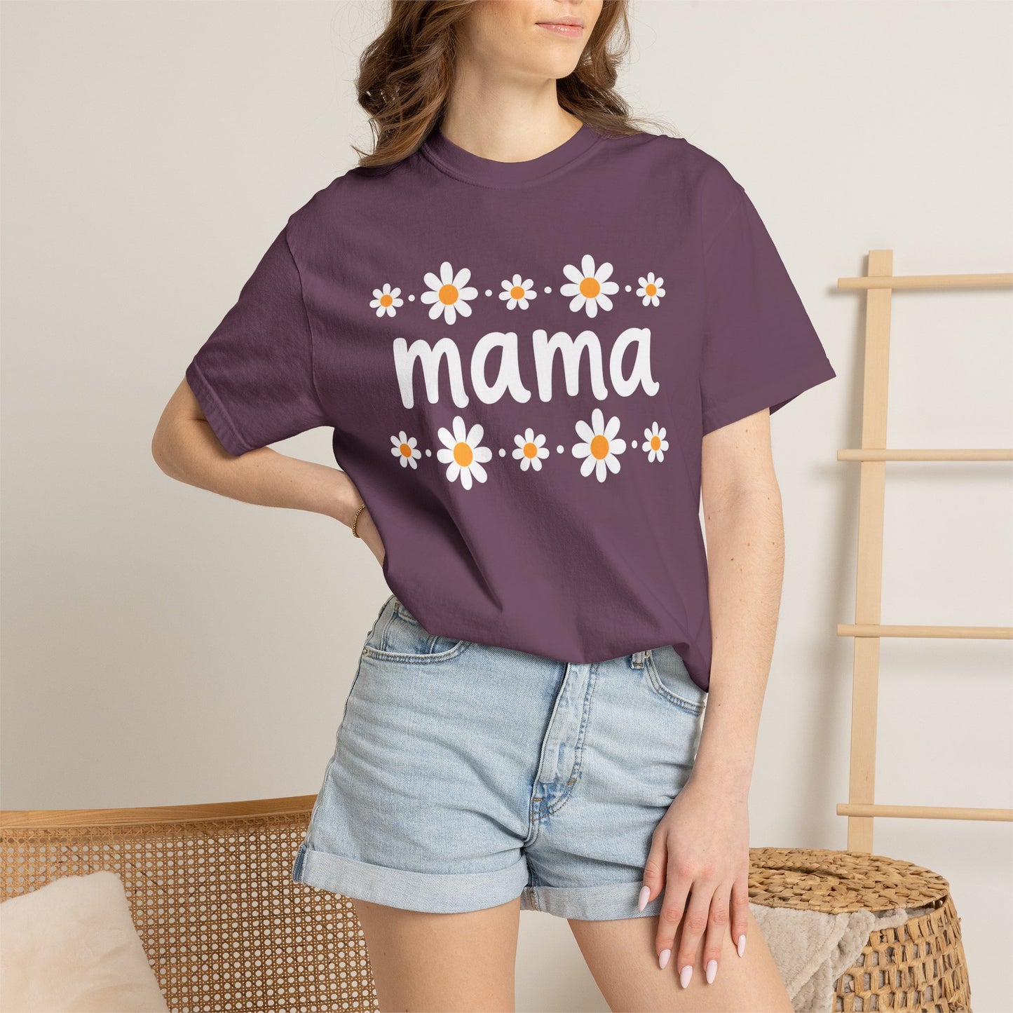 Retro Daisy Mama Tee • Floral Mama Shirt • Spring Boutique Mom Graphic Tee • Mother’s Day Gift Shirt