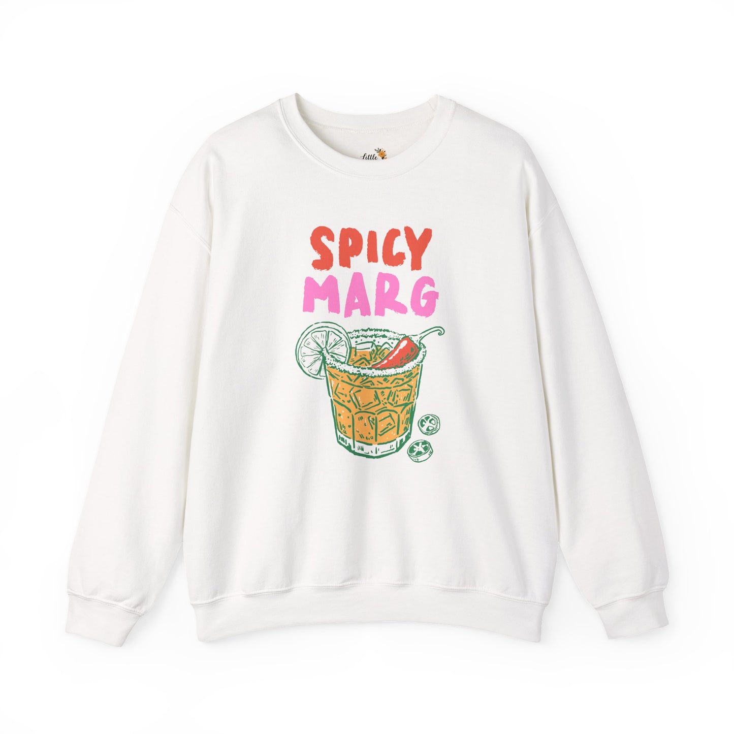 Spicy Marg Sweatshirt • Margarita Summer Crewneck • Girls Night Vacation Sweatshirt • Beach Fiesta Pullover