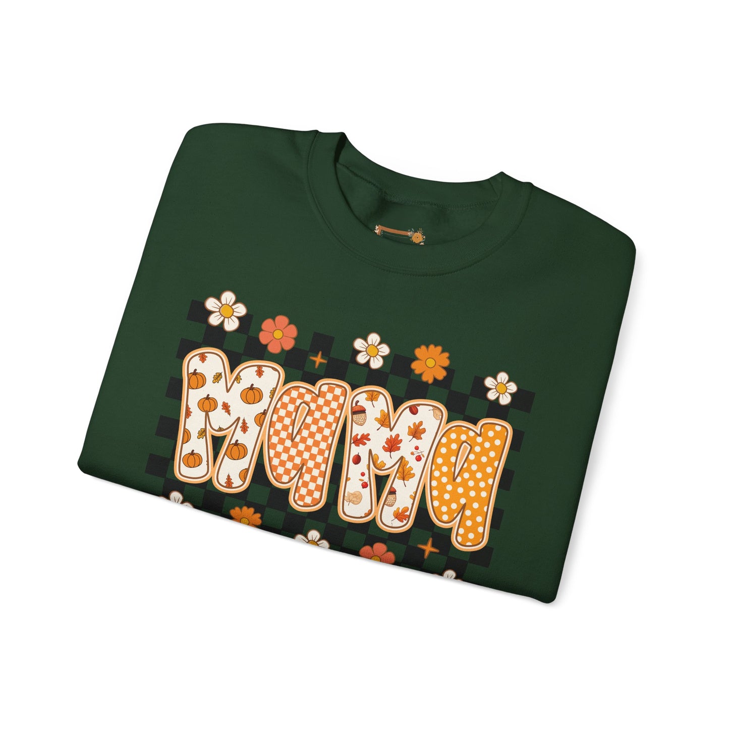 Boho Floral Crewneck Sweatshirt, Cozy Casual Wear, Perfect for Moms, Gift for Mother's Day, Trendy Layering Piece, Everyday Comfort