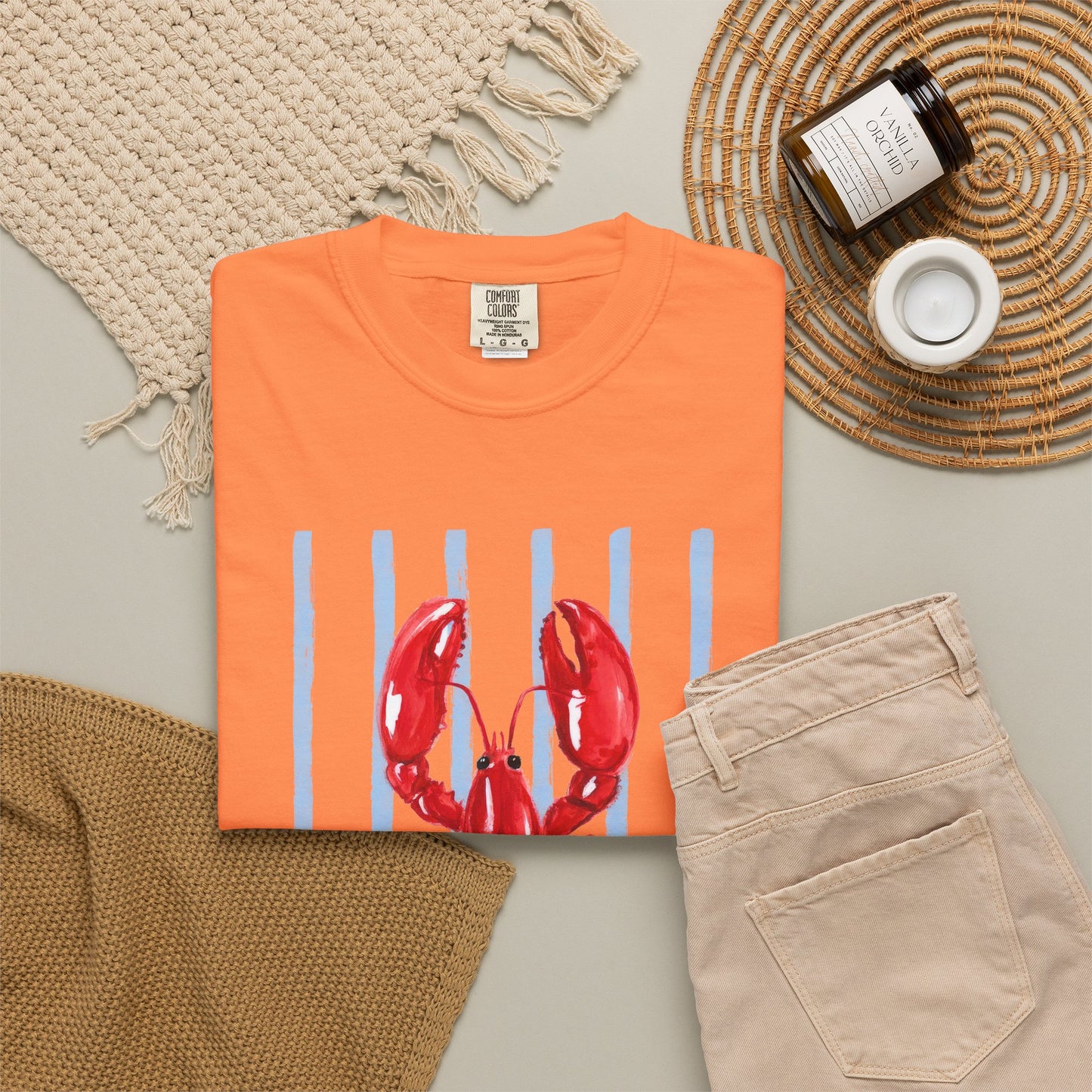 Coastal Lobster Graphic Tee • Beach Vacation Shirt • Summer Coastal Tee • Preppy Beach Shirt • Summer Vacation Outfit