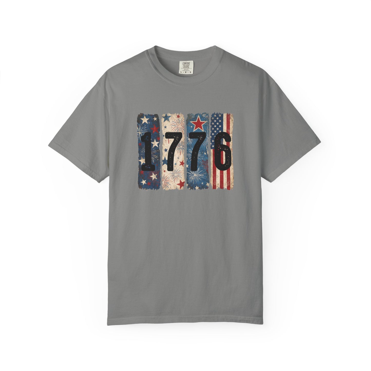 1776 Vintage America T-Shirt • Retro 4th of July Shirt • Red White Blue Graphic Tee