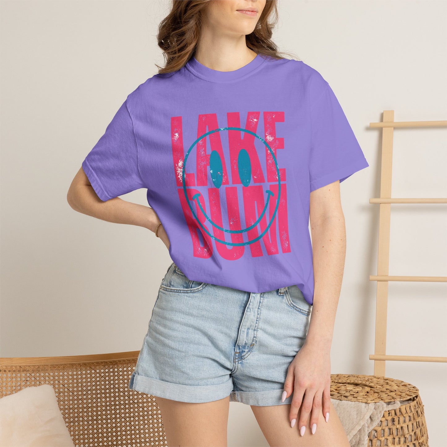 Lake Bum Graphic Tee • Summer Lake Shirt • Beach Vacation Mama Tee • Coastal Summer Outfit • Lake Life Shirt