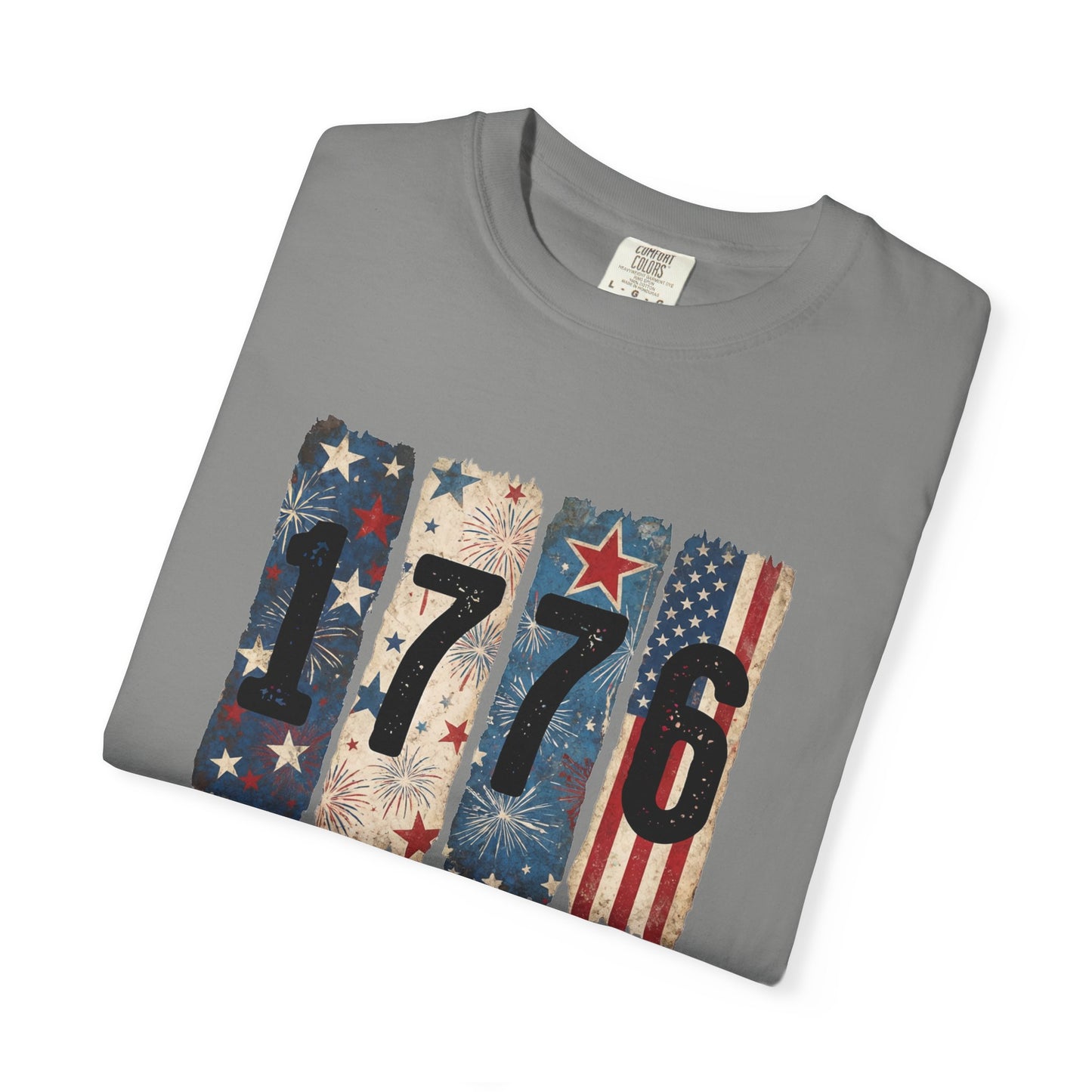 1776 Vintage America T-Shirt • Retro 4th of July Shirt • Red White Blue Graphic Tee