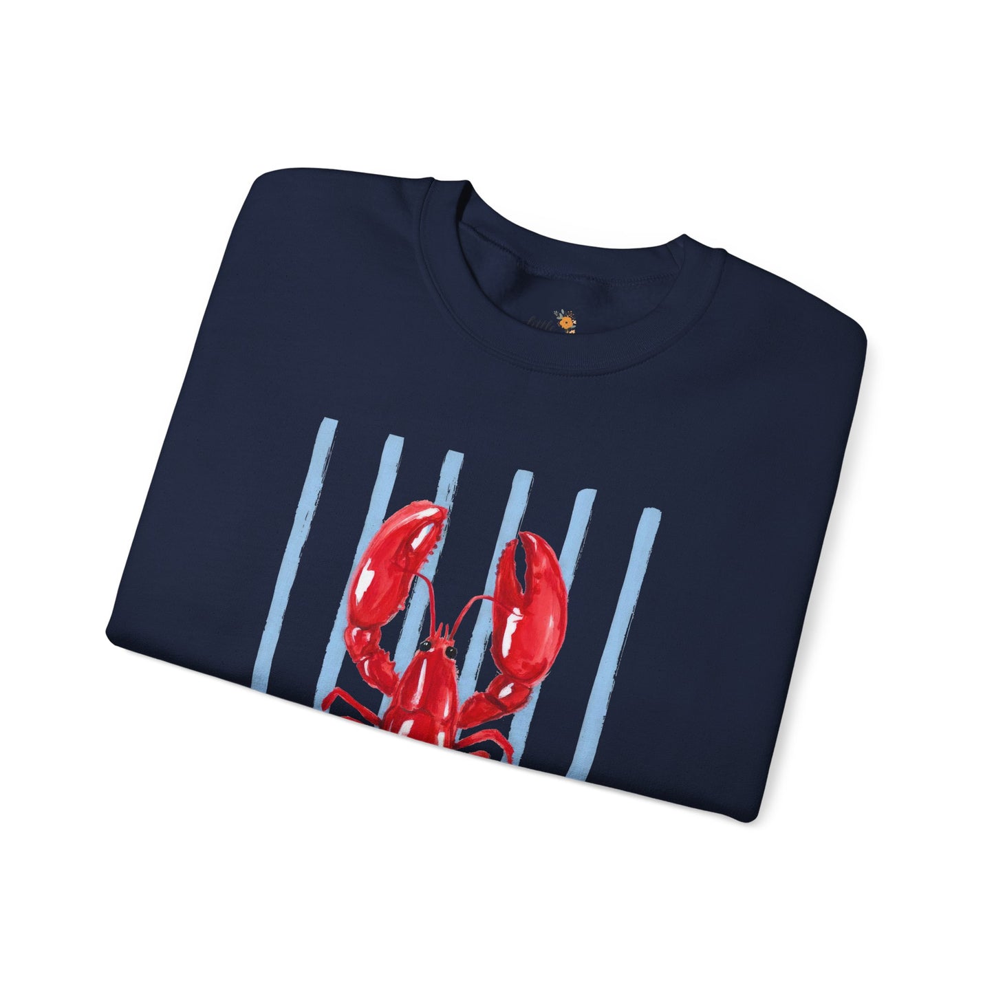 Coastal Lobster Sweatshirt • Beach Vacation Crewneck • Summer Coastal Graphic Sweatshirt • Nautical Pullover