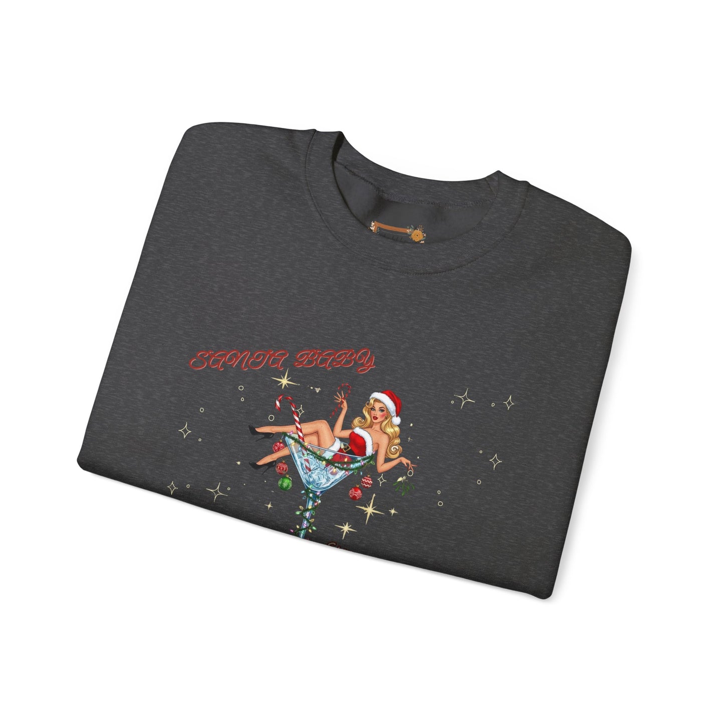 Santa Baby Cocktail Sweatshirt