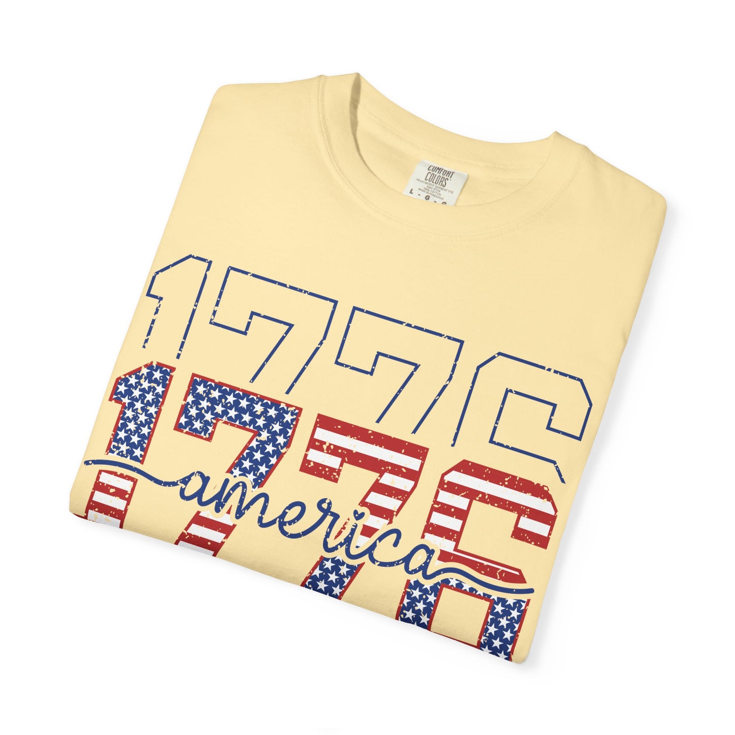 1776 Red White Blue Fourth of July T-Shirt • Vintage Patriotic Graphic Tee