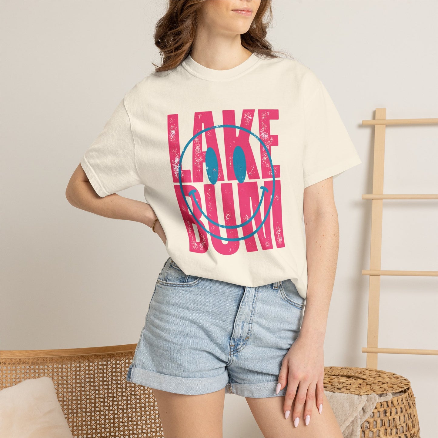 Lake Bum Graphic Tee • Summer Lake Shirt • Beach Vacation Mama Tee • Coastal Summer Outfit • Lake Life Shirt