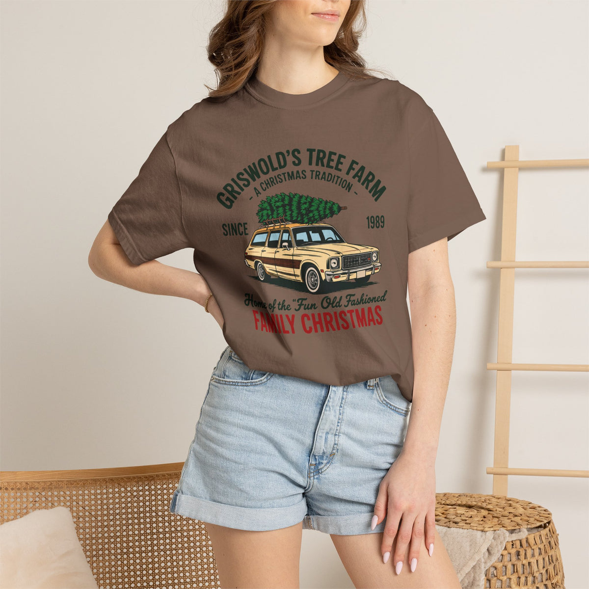 Christmas Tree Farm Tee — “Griswold’s Tree Farm” Family Christmas Graphic T-Shirt