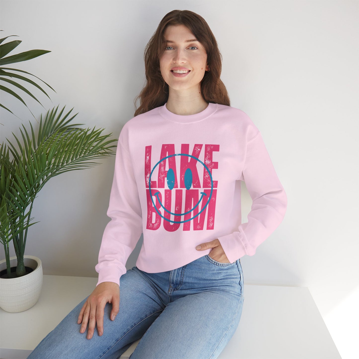 Lake Bum Sweatshirt • Summer Lake Crewneck • Lake Life Mom Sweatshirt • Beach Vacation Pullover • Coastal Crewneck