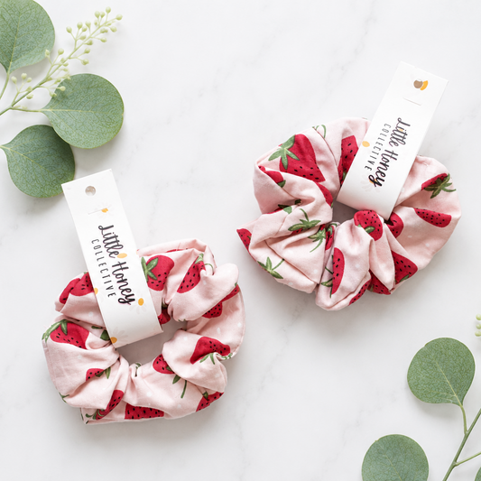 Strawberry Scrunchie