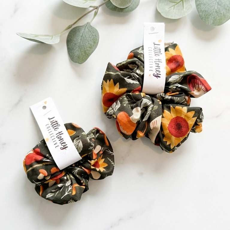 Sunflower Scrunchie